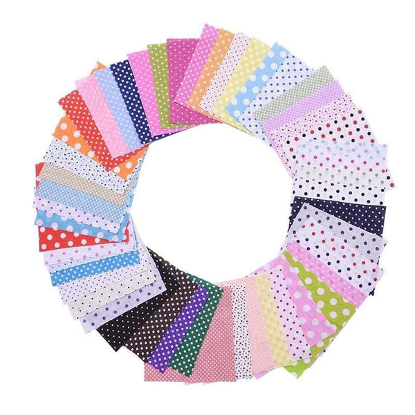 Planet Gates 50pcs Squares 10*10cm Colorful Patchwork Cotton Sewing Fabric Quilt Material DIY Home Quarters Handcraft Needlework Fabric
