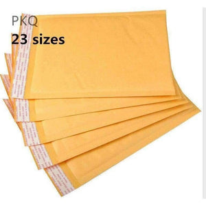 Planet Gates 50pcs,Yellow Kraft Paper Bubble Envelopes Bags Small Mailers Padded Shipping Envelope With Bubble Mailing Bag Business Supplies