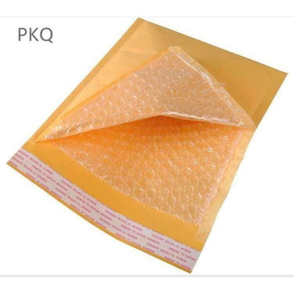 Planet Gates 50pcs,Yellow Kraft Paper Bubble Envelopes Bags Small Mailers Padded Shipping Envelope With Bubble Mailing Bag Business Supplies