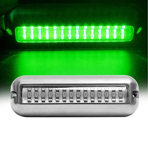 50W Stainless Steel Fishing Boat LED Underwater Pontoon Ocean Ship Beam Yacht Stern Fishing Flood Night Light Pool Accessories