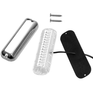 50W Stainless Steel Fishing Boat LED Underwater Pontoon Ocean Ship Beam Yacht Stern Fishing Flood Night Light Pool Accessories