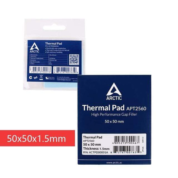 Planet Gates 50X50X1.5mm ARCTIC AC Thermal pad 6.0 W/mK 0.5/1.0/1.5mm High Efficient thermal conductivity Original authentic Arctic Thermal pad