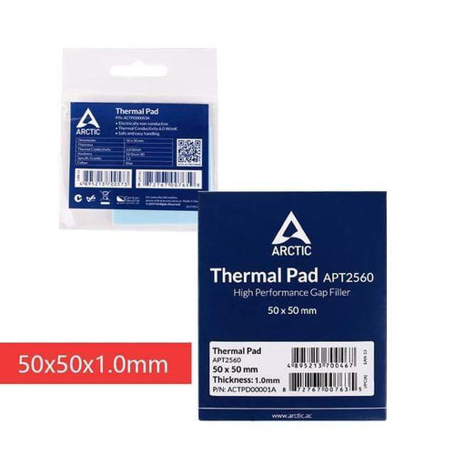 Planet Gates 50X50X1mm ARCTIC AC Thermal pad 6.0 W/mK 0.5/1.0/1.5mm High Efficient thermal conductivity Original authentic Arctic Thermal pad