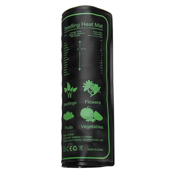 Planet Gates 51.5x25.5cm Home Garden Seedling Heat Mat Waterproof Plant Seed Germination Hydroponic Heat Pad Garden Supplies 17.5W
