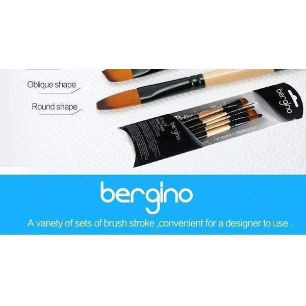 Planet Gates 510 5Pcs Artist Paint brushes Set For Oil Acrylic Watercolor Gouache Painting Brush Art Supplies