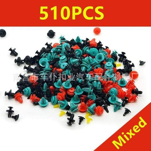 Planet Gates 510PCS 1000PCS Auto Door bumper Mixed car fastener Vehicle Car Bumper Clips Retainer Rivet audio install tools parts stickers
