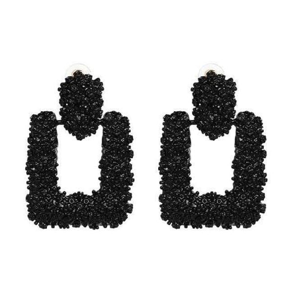 Planet Gates 51109-BK JUJIA good quality wholesale women statement earring fashion geometric metal Earrings for women jewelry earring