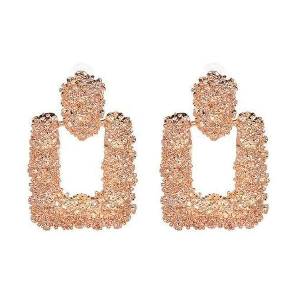 Planet Gates 51109-PK JUJIA good quality wholesale women statement earring fashion geometric metal Earrings for women jewelry earring