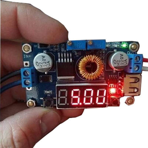 Planet Gates 5140 Step Down Buck Converter DC-DC 1.2-32V 5A Constant Voltage Current LCD Digital Display Adjustable Buck Power Supply Module Board
