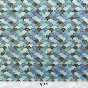 Planet Gates 52 / 45X45cm  small piece Navy Cotton Fabric By Half Yards Japanese Sewing Fabric For DIY Kimono Handicraft Materials For Children TJ1023