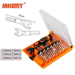 Planet Gates 52 in 1 Professional Precision Screwdriver Set Multifunction Hand Repair Tool Kit for Watch Mobile Cell Phone PC