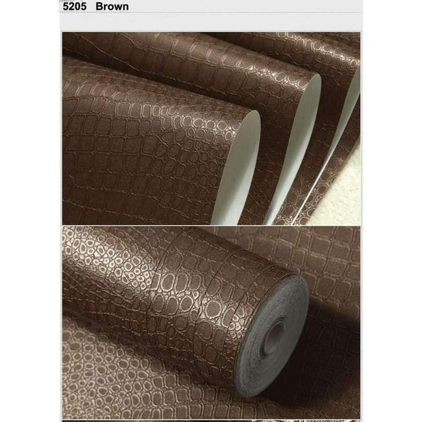 Planet Gates 5202 Creamy-white / 53cmx10m PVC Faux Crocodile Skin Leather Modern Pattern 3d Wallpaper for wall Rolls White Texture vinyl 3d Wall paper Papel Wall covering