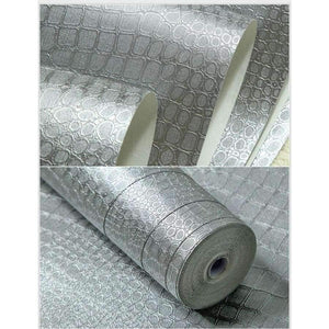 Planet Gates 5202 Creamy-white / 53cmx10m PVC Faux Crocodile Skin Leather Modern Pattern 3d Wallpaper for wall Rolls White Texture vinyl 3d Wall paper Papel Wall covering