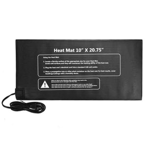 Planet Gates 52X24cm PVC Waterproof Seedling Heat Mat Seed Starting Germination Mat For Propagation Cloning Garden Supplies 110V/220V 18W