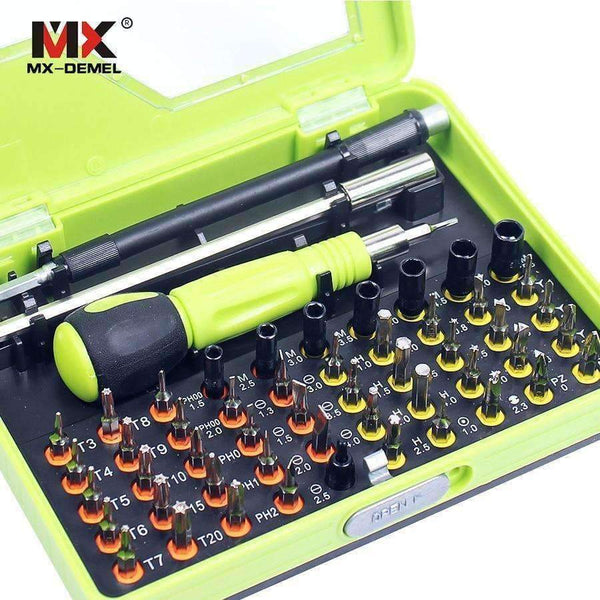 Planet Gates 53 in 1 Multi-purpose Precision Magnetic Screwdriver Sets Electrical Household Hand Tools Set Bits Phone PC Repair Kits