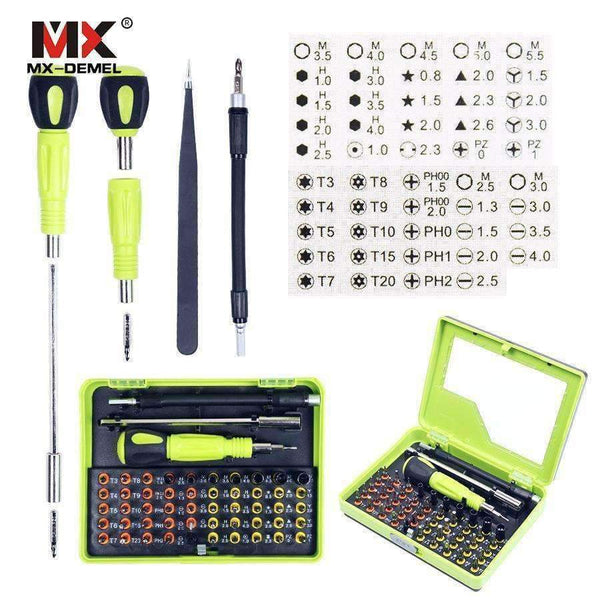 Planet Gates 53 in 1 Multi-purpose Precision Magnetic Screwdriver Sets Electrical Household Hand Tools Set Bits Phone PC Repair Kits
