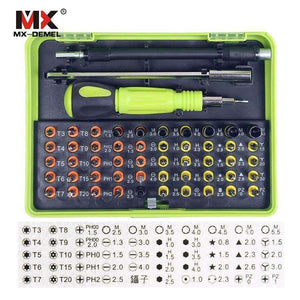 Planet Gates 53 in 1 Multi-purpose Precision Magnetic Screwdriver Sets Electrical Household Hand Tools Set Bits Phone PC Repair Kits