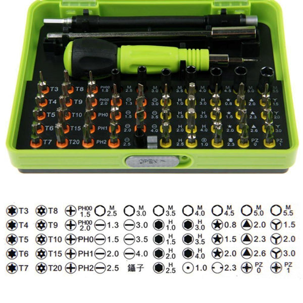 Planet Gates 53 in1 Multi-Bit Precision Torx Screwdriver Tweezer Cell Phone Repair Tool