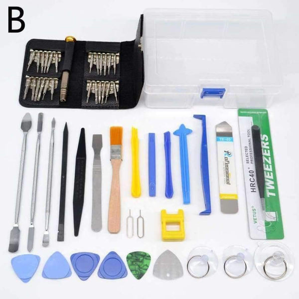 Planet Gates 53 in1 Repair Tools Kit Screwdriver  Mobile Phone Screen Opening PliersPry Disassemble Tool Set for iPhone Samsung iPad
