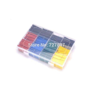 Planet Gates 530pcs/set Heat Shrink Tubing Insulation Shrinkable Tube Assortment Electronic Polyolefin Ratio 2:1 Wrap Wire Cable for RC FPV