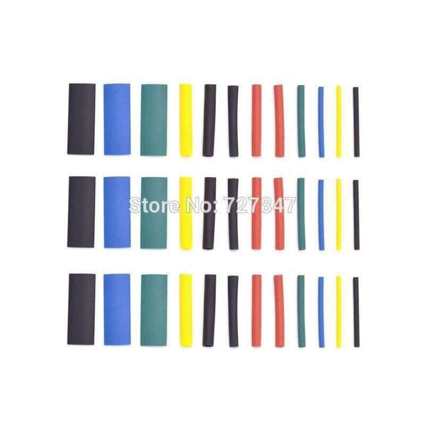 Planet Gates 530pcs/set Heat Shrink Tubing Insulation Shrinkable Tube Assortment Electronic Polyolefin Ratio 2:1 Wrap Wire Cable for RC FPV