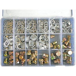 Planet Gates 534PCS Auto Gearbox Sump Oil Drain Plug Screws Aluminum O-Ring Tool M10/12/13/14/15/16/18/20 For Motorcycle Ford VW BMW AT2087S