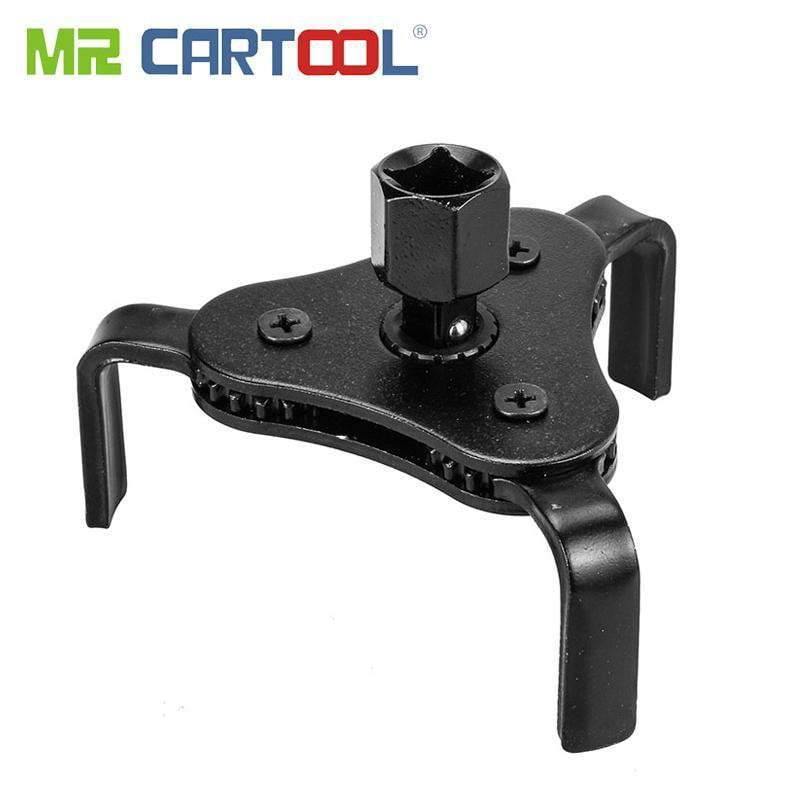 Planet Gates 55-108mm Oil Grid Filter Wrench 3 Jaw Adjustable Car Removal Tool Triangle Remover For 13mm 1/2'' 9.5mm 3/8" Drive