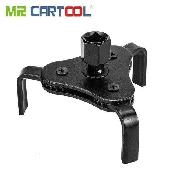 Planet Gates 55-108mm Oil Grid Filter Wrench 3 Jaw Adjustable Car Removal Tool Triangle Remover For 13mm 1/2'' 9.5mm 3/8" Drive