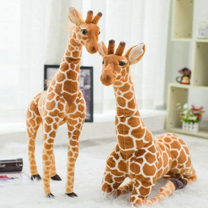 Planet Gates 55cm / deer Giant simulation giraffe plush toy doll indoor bar lobby room decoration ornaments realistic animal photography model toy Gift