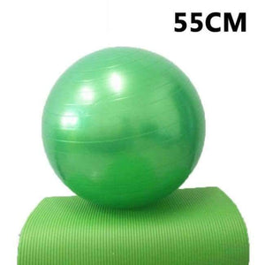 Planet Gates 55cm Green / China Sports Yoga Balls Bola Pilates Fitness Gym Balance Fitball Exercise Pilates Workout Massage Ball 45cm 55cm 65cm 75cm