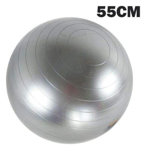 Planet Gates 55CM Grey / China Sports Yoga Balls Bola Pilates Fitness Gym Balance Fitball Exercise Pilates Workout Massage Ball 45cm 55cm 65cm 75cm