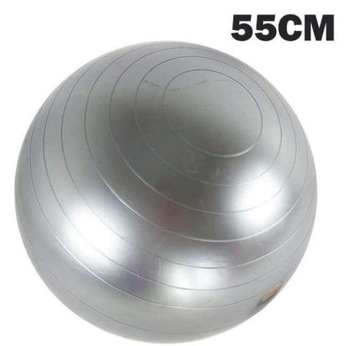 Planet Gates 55CM Grey / China Sports Yoga Balls Bola Pilates Fitness Gym Balance Fitball Exercise Pilates Workout Massage Ball 45cm 55cm 65cm 75cm