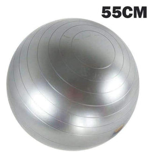 Planet Gates 55CM Grey / China Yoga Balls Pilates Fitness Gym Balance Fitball Exercise Workout Ball 45/55/65/75/85CM with size vedio