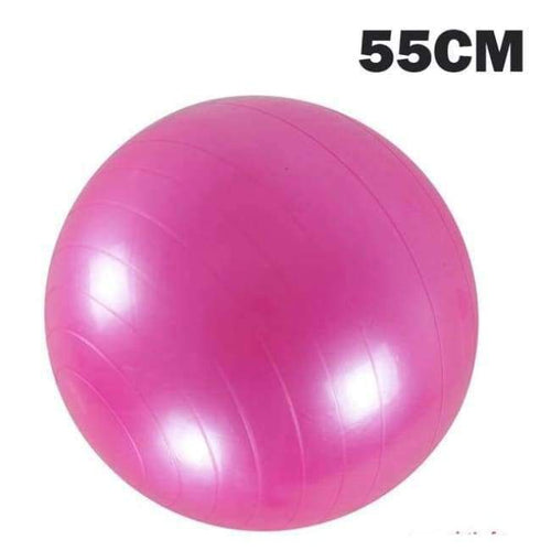 Planet Gates 55CM Pink / China Sports Yoga Balls Bola Pilates Fitness Gym Balance Fitball Exercise Pilates Workout Massage Ball 45cm 55cm 65cm 75cm