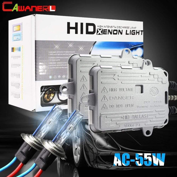 Planet Gates 55W Car Xenon Light HID Kit Slim Ballast AC Bulb Headlight Fog Light H1 H7 H8 H11 9005 HB3 3000K 4300K 6000K 8000K 12V
