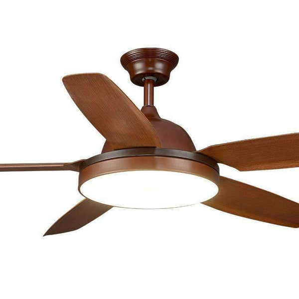 Planet Gates 56 inch Dining Room Ceiling fan light With remote control European Fan Lamp Living Room Wooden Ceiling Fan Light Bronze