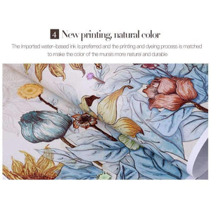 Planet Gates 564-1 / 1sq.m Modern floral 3d wallpaper  home decor custom  flower mural wall paper living room decoration wall mural papel de parede