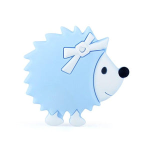 Planet Gates 57-Blue-1pc 1pc Hedgehog Silicone Teether Animal Cartoon Baby teething Necklace Chew Charms Baby Products Toddler Toys