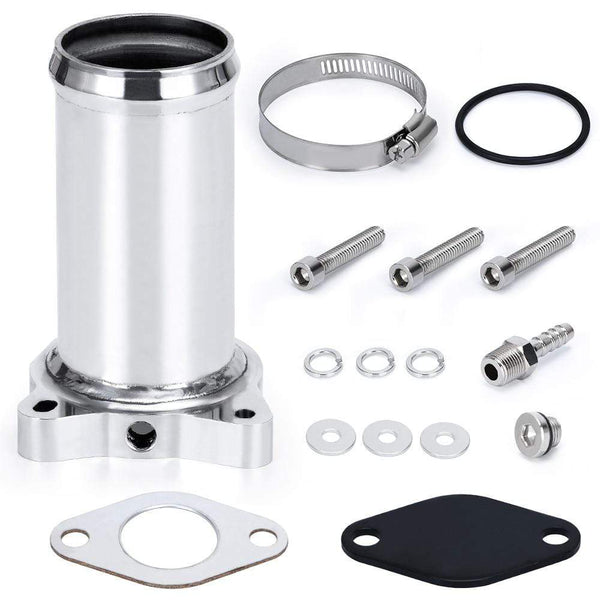 Planet Gates 57MM Wholesale new design EGR Valve Replacement Pipe For 1.9 8v TDI PD130/PD150 2.25" Diesel EGR Delete Kit VR-EGR02