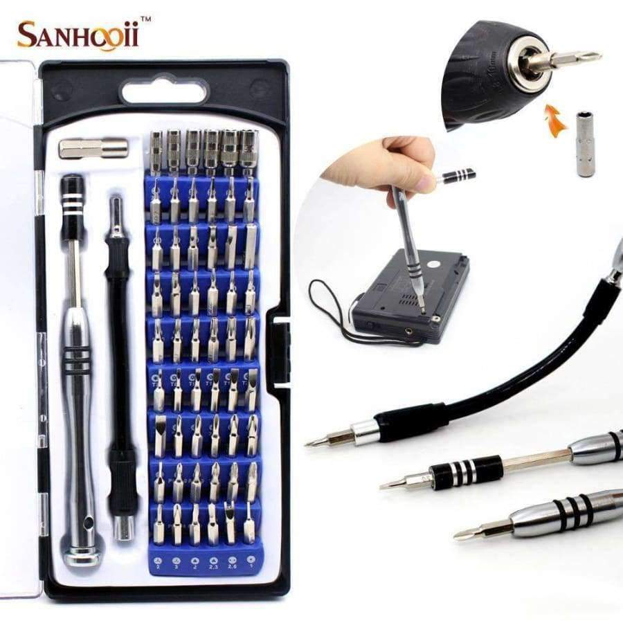 Planet Gates 58 in 1 Precision Screwdriver Set Disassemble Repair Tool Kit 54Bit Driver for iPhone Mobile Phone Computer Electronic
