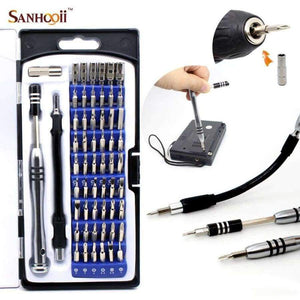 Planet Gates 58 in 1 Precision Screwdriver Set Disassemble Repair Tool Kit 54Bit Driver for iPhone Mobile Phone Computer Electronic