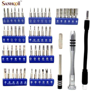 Planet Gates 58 in 1 Precision Screwdriver Set Disassemble Repair Tool Kit 54Bit Driver for iPhone Mobile Phone Computer Electronic