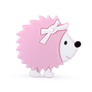 Planet Gates 58-pink-1pc 1pc Hedgehog Silicone Teether Animal Cartoon Baby teething Necklace Chew Charms Baby Products Toddler Toys