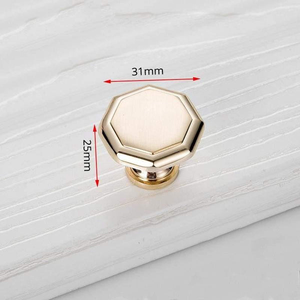 Champagne Gold Door Handles Zinc Alloy Cabinet Handle Drawer Knobs European Wardrobe Pulls Kitchen Handle Furniture Hardware