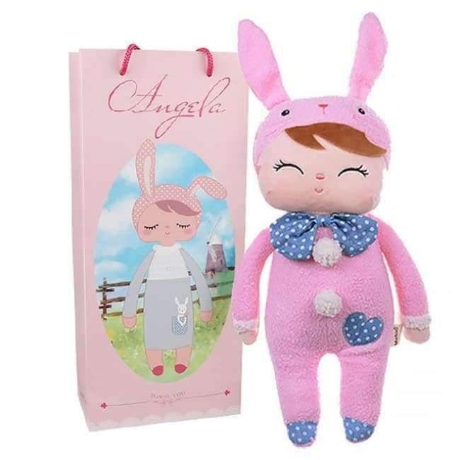 Planet Gates Boxed Metoo Doll kawaii Plush Soft Stuffed Plush Animals Baby Kids Toys for Children Girls Boys Birthday Christmas Angela Rabbit