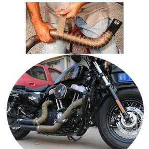 Planet Gates 5cm*5/10/15/20M Car Motorcycle Exhaust Thermal Exhaust Tape Exhaust Heat Tape Wrap Pipe Wrap Shields Manifold Header Insulation