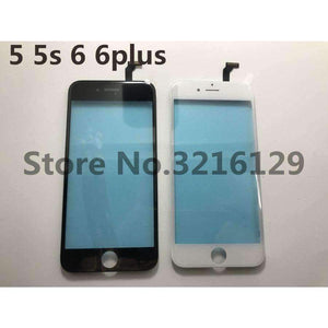 Planet Gates 5G black Digitizer Panel Glass Lens Sensor+Middle Frame for iPhone 6 6s plus 5 5S TouchScreen Replacement Repair Spare Parts