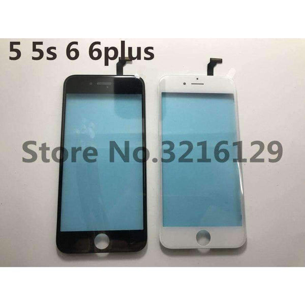 Planet Gates 5G black Digitizer Panel Glass Lens Sensor+Middle Frame for iPhone 6 6s plus 5 5S TouchScreen Replacement Repair Spare Parts