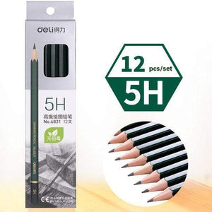 Planet Gates 5H Pencils Wooden Lead Pencils Art Examination Special Professional Drawing Pencils Pens