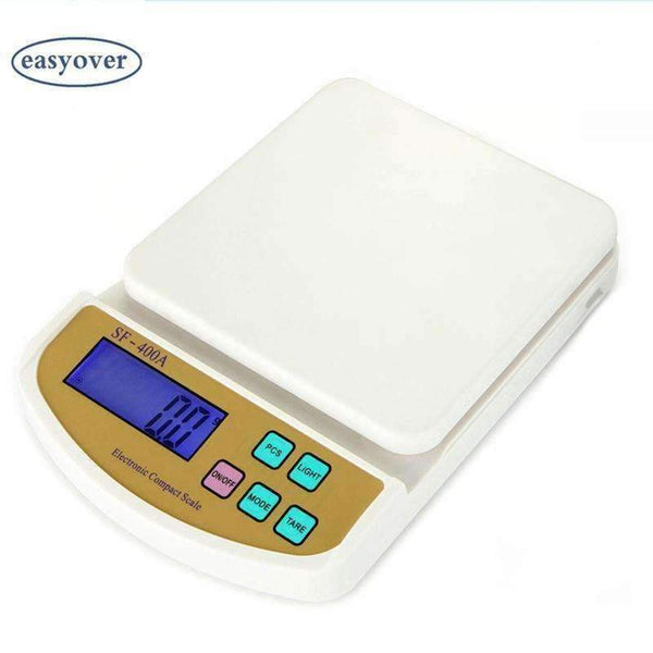 Planet Gates 5kg 0.1g Digital Kitchen Scale Big Food Diet Lab Weight Balance LCD Electronic Bench Floor Compact Scales With Blue Backlit